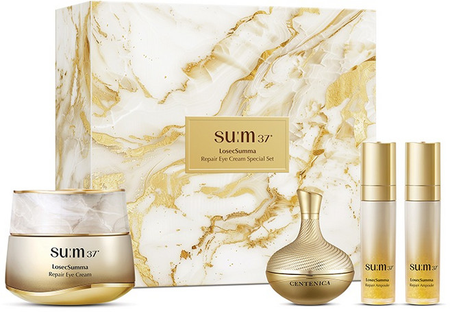 숨37도 로시크숨마 리페어 아이크림 50ml + 앰플 10ml x 2p + 크림 5ml 세트, 1개