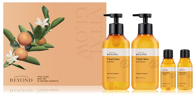 비욘드 바이탈 글로우 2종 바디케어세트, 1세트