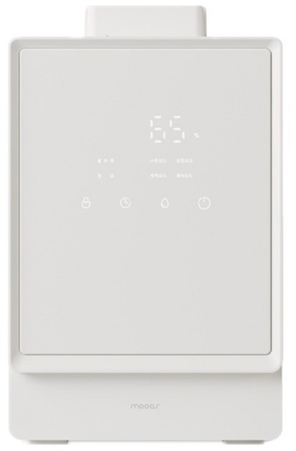 무아스 퓨어 스팀 에어 대용량 스텐 가열식 가습기 4L, MSH-L1, 화이트