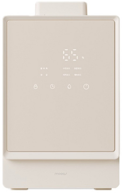 무아스 퓨어 스팀 에어 대용량 스텐 가열식 가습기 4L, MSH-L1, 베이지