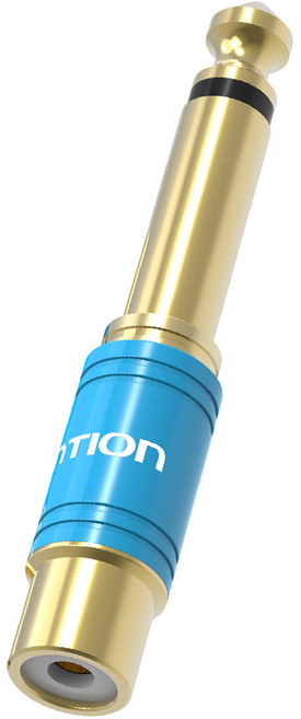 벤션 5.5 / 6.35 / 6.5 Male to RCA Female 오디오 젠더, 1개, VDD-C03