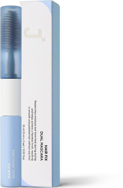 제이숲 헤어 픽스 잔머리 듀얼 마스카라 10ml, 블루 + 화이트, 1개