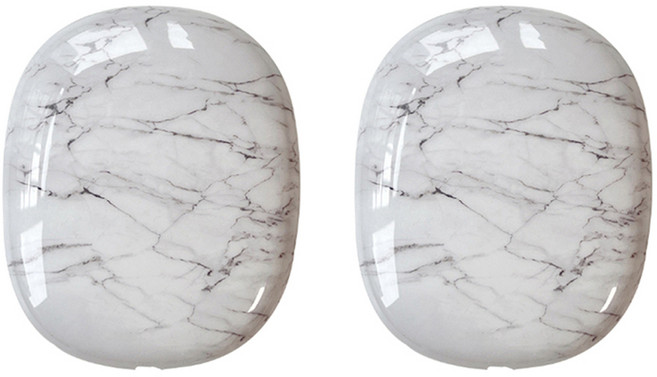 알로데 셸 대리석 패턴 에어팟맥스 케이스, 13 가로크랙대리석, 2개, A2096(에어팟 맥스 1세대), A3184(에어팟 맥스 2세대)