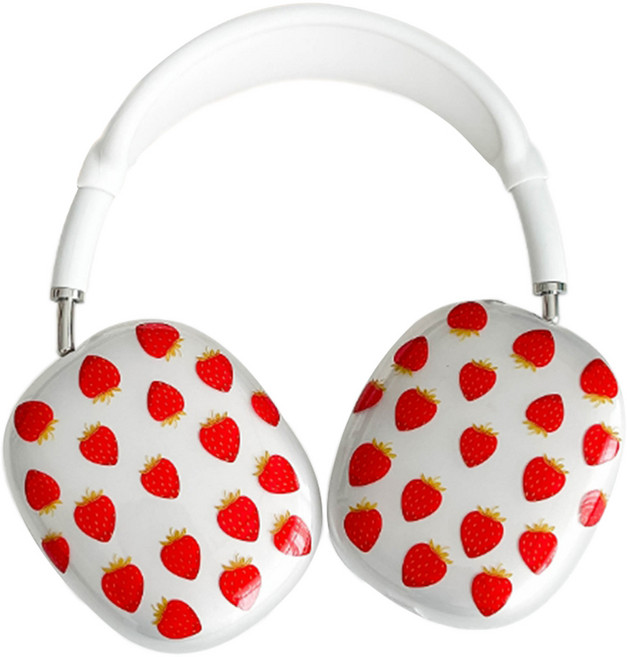 알로데 달콤한 과일 에어팟맥스 케이스, 06 딸기, 2개, A2096(에어팟 맥스 1세대), A3184(에어팟 맥스 2세대)