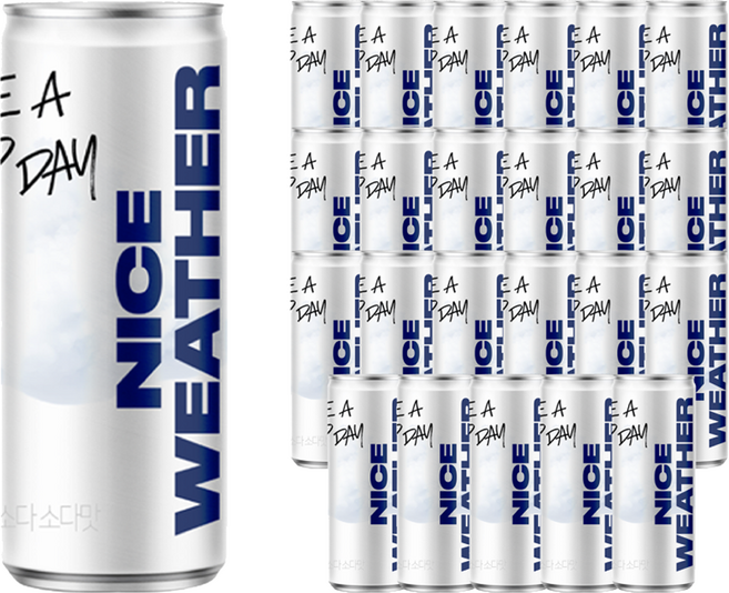 클룹 제로소다 탄산음료 소다맛, 250ml, 24개