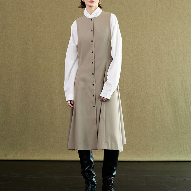 위메농 여성용 단테 클래식 슬리브리스 원피스