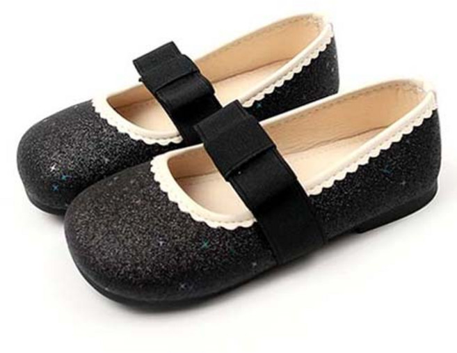 루루슈 여아용 헬리스 글리터 플랫슈즈 AZ108