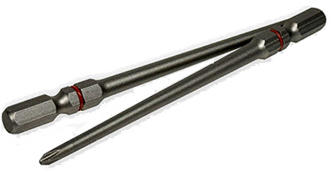 블랙불 쿠션링 임팩용 ph1 드릴 비트 2p 세트 100mm 2BT1-100, 1세트