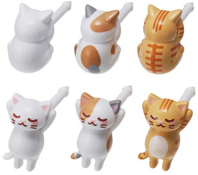 토루네 고양이 데코픽 세트 P3637, 6개입, 1세트