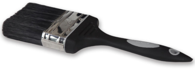 빈플랜트 커피 청소 고밀도 브러쉬 대(75mm), 블랙 + 그레이, 1개