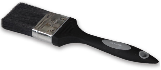 빈플랜트 커피 청소 고밀도 브러쉬 중(50mm), 블랙 + 그레이, 1개