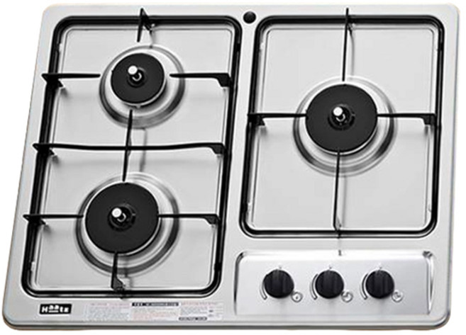 Haatz 빌트인 연동형 가스레인지 도시가스 3구 방문설치, GC-3605SDRHN, LNG
