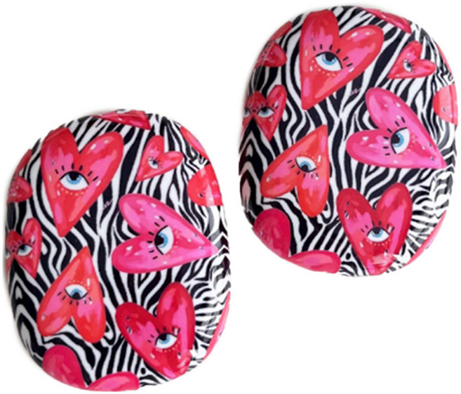 알로데 멀티 아트 에어팟맥스 케이스 2p 세트, 13 레드하트아이, 1세트