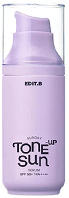 에딧비 선데이 톤업 선 세럼 SPF50+ PA++++, 55ml, 1개 - 쿠팡