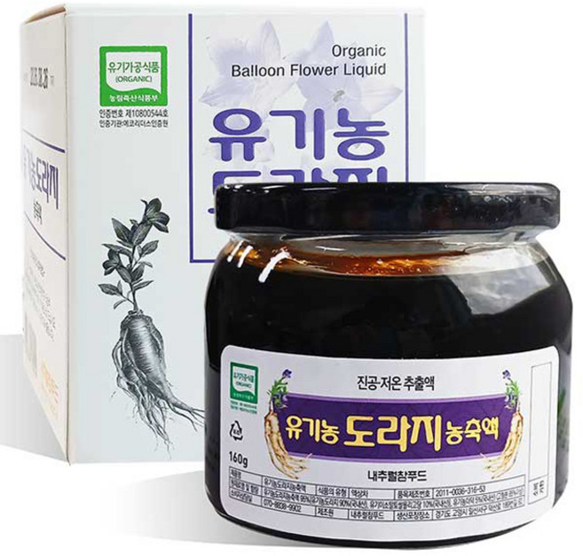 조은약초 유기농 도라지 농축액, 160g, 1개