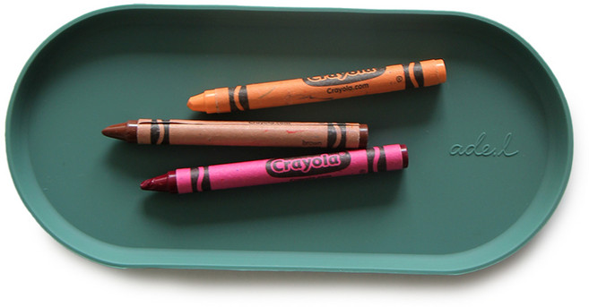 에이드엘 일립스 실리콘 트레이, 카키, 1개