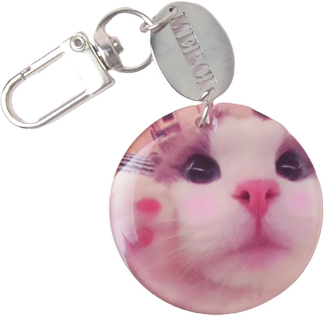 에스케이아이앤디 하트어택 냥이 키링, 하잇냥 혼합색상, 1개