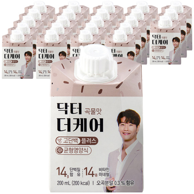 닥터더케어 곡물맛 균형영양식, 24개, 200ml