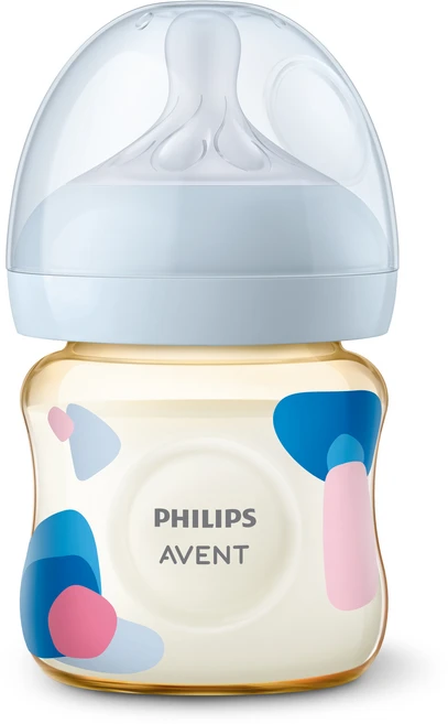 필립스아벤트 아기편한 PPSU 젖병 SCY940/01, 핑크 + 블루, 125ml, 1개 - 쿠팡