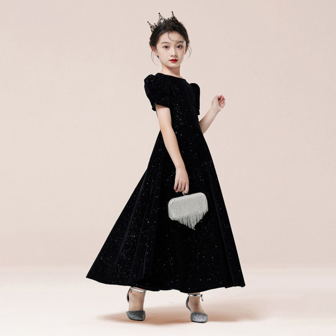 미소파파 여아용 메텔 펄 롱 원피스