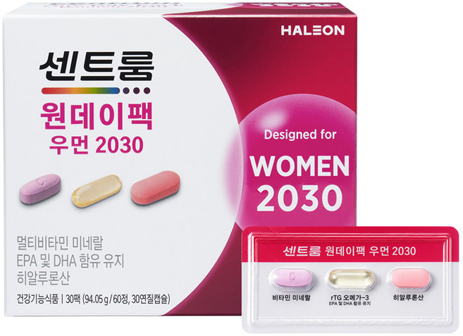 센트룸 원데이팩 우먼2030 멀티비타민 94.05g, 30회분, 1개