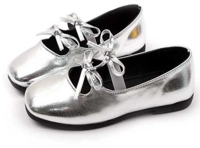 루루슈 여아용 리본 플랫 구두 AZ114
