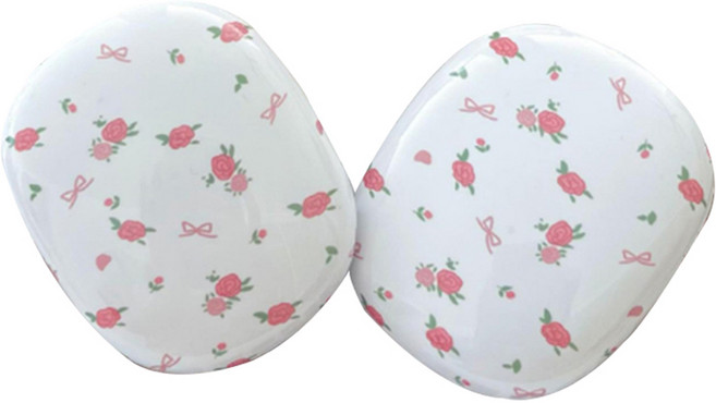 알로데 애니멀 도형 에어팟맥스 1세대 / 2세대 케이스 2p, 06 리본장미, 1개