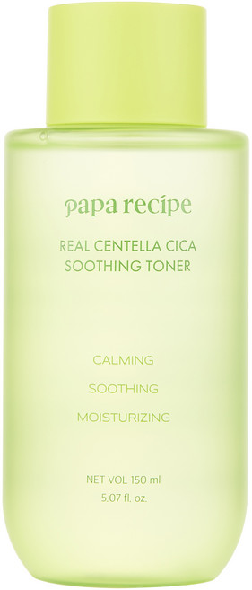 파파레서피 리얼 센텔라 시카 수딩 토너, 1개, 150ml