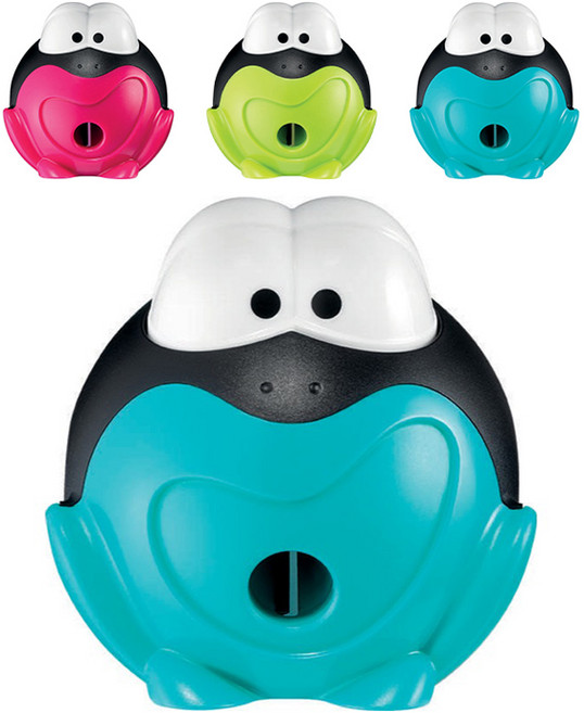 마패드 크록크록 개구리 1홀 연필깎이, 랜덤발송, 4개