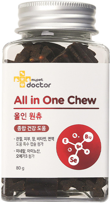 마이펫닥터 강아지 올인원츄 영양제, 종합영양제, 1개