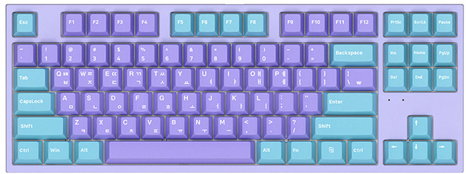 COX 유선 래피드 트리거 텐키리스 키보드, Hydrangez, CMK87R, 마그네틱축(자석축)