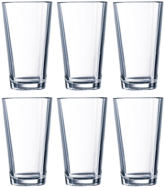 애스크제이 믹싱글라스 465ml, 투명, 6개