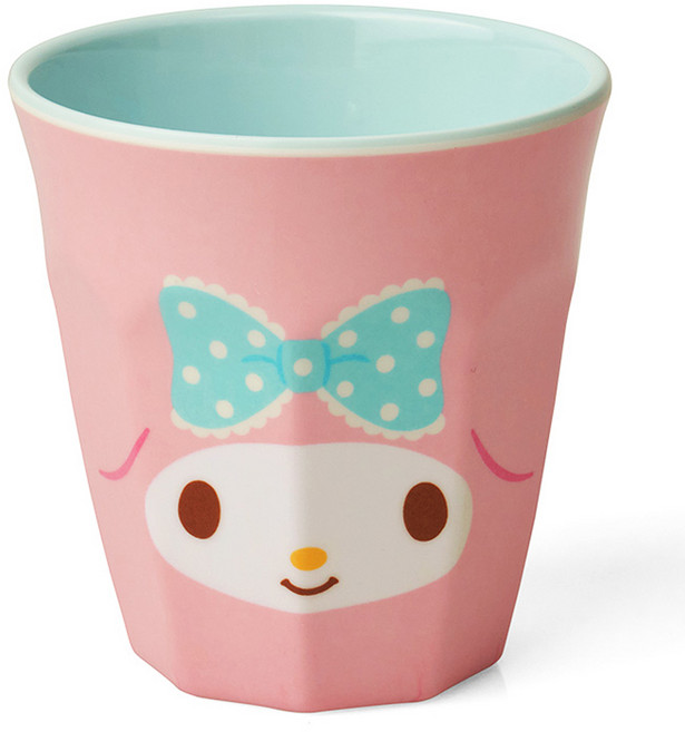 보프렌즈 산리오 캐릭터즈 투톤 컬러 물컵 마이멜로디 260ml, 혼합색상, 1개