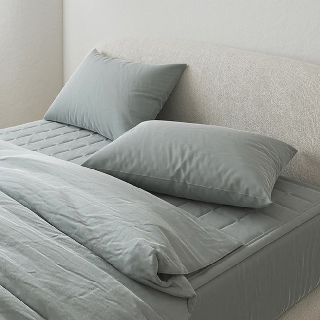 아망떼 수퍼코튼 60수 고밀도 면 홑겹 이불베개 세트