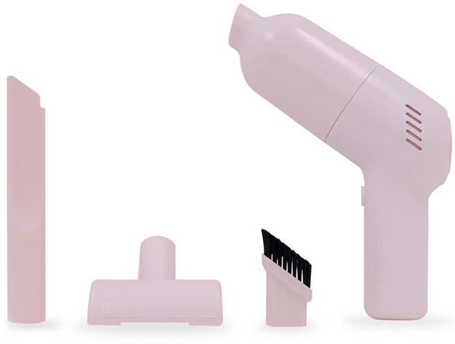 TGO 차량용 무선 미니 핸디 청소기, THR-VC01, 핑크