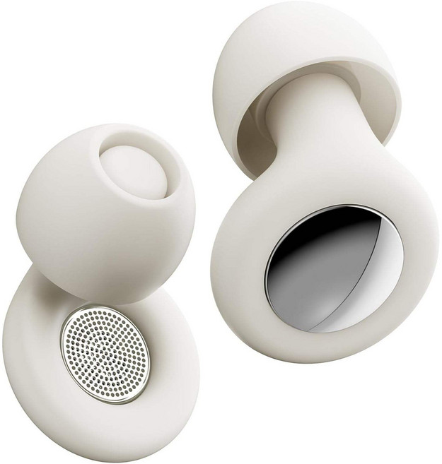 헬스퍼스트 소음차단 실리콘 수면 귀마개 화이트 HF-SSE-W, 1개, 2개입