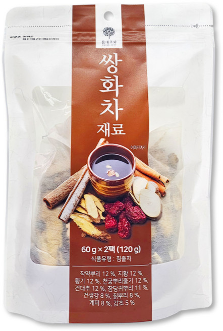 MOMAEJOWHA 雙和茶材料 2入, 120g, 1個