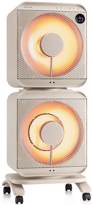 신일 에코 팬 큐브 하이라이트 히터, SEH-F1500HLB, 베이지