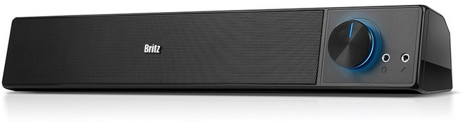 브리츠 2채널 사운드바 PC용 스피커, BZ-L1, 블랙