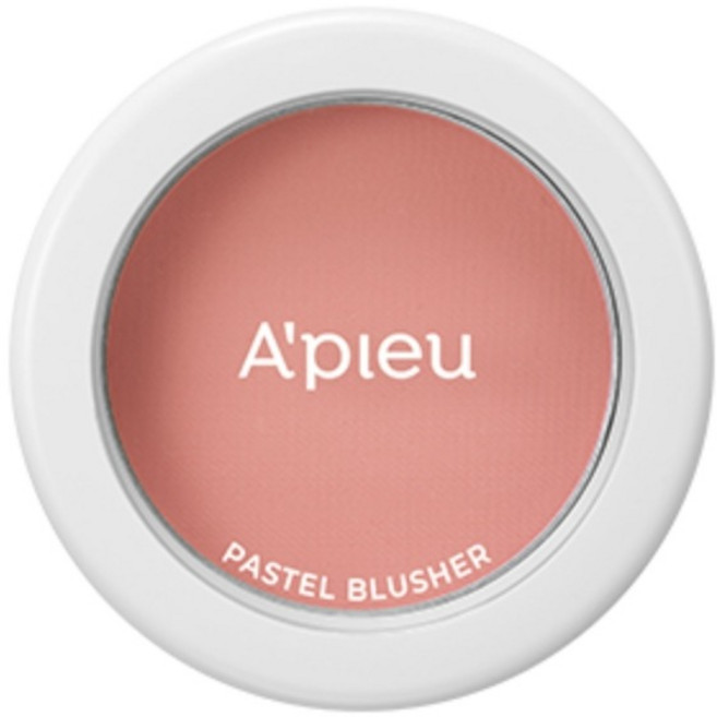 어퓨 파스텔 블러셔 4.3g, RD02 로즈 브라운, 1개