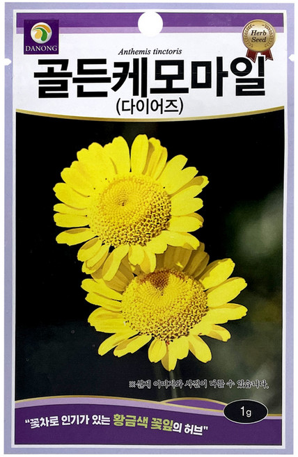 다농 골든 케모마일 다이어즈 씨앗 1g, 1개