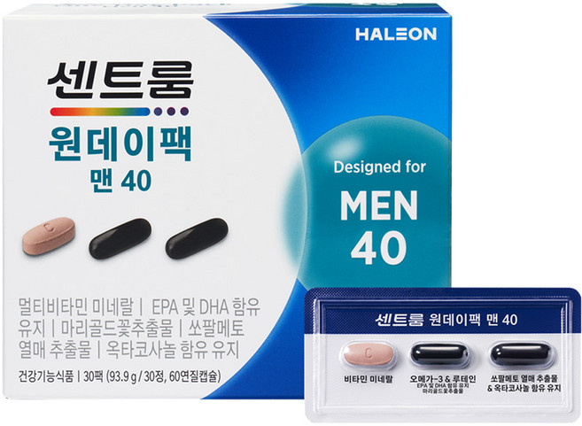센트룸 원데이팩 맨40, 93.9g, 1개