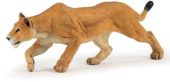 파포 야생 동물 사냥하는 암사자 피규어 모형, 1개