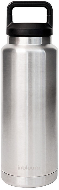인블룸 스텐304 손잡이 보온 보냉병 물병 텀블러, 1L, 1개