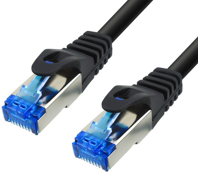 인네트워크 CAT 6A SFTP 플렉시블 연질 랜케이블 랜선 IN-C6AFB, 블랙(IN-C6AFB01), 1개, 1m