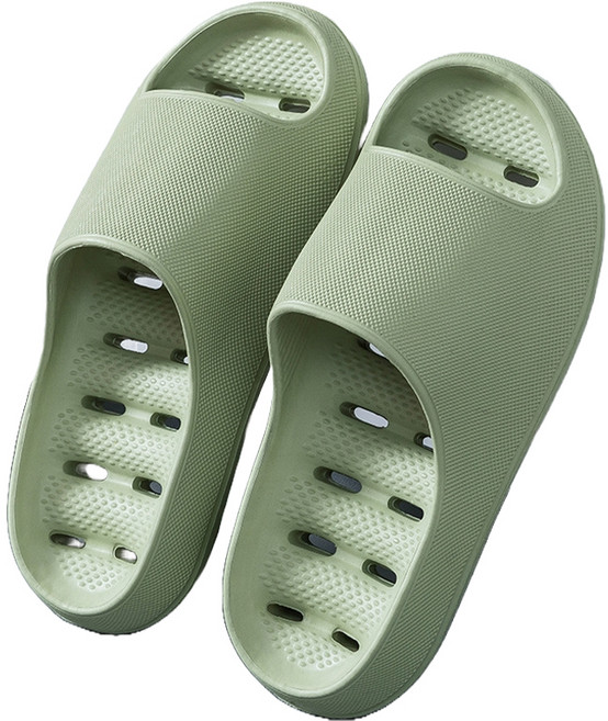 도림 논슬립 미끄럼방지 물빠짐 다용도 욕실화, 그린, 1개