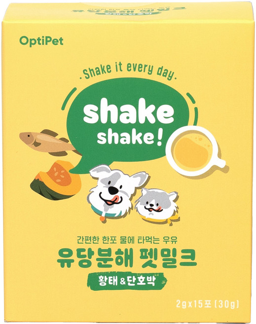 옵티펫 반려동물 유당분해 펫밀크, 30g, 1개, 황태