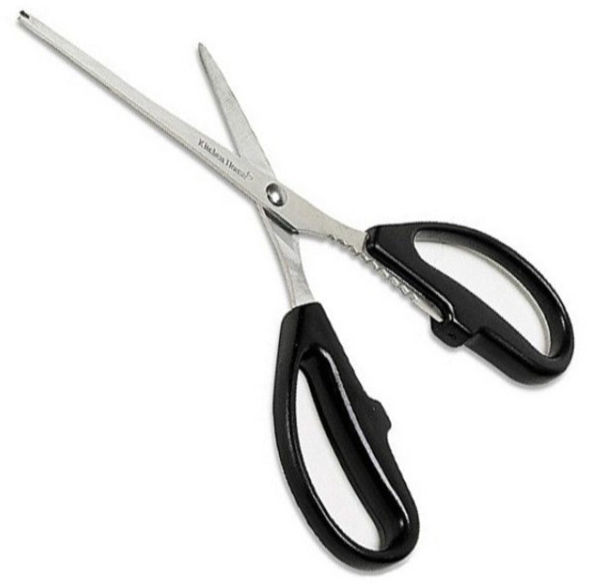 키친하우스 다용도 대게 손질가위, 블랙, 1개