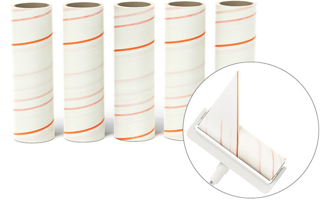 무아스 브러시 길이조절 테이프 클리너 리필 5p, 1개