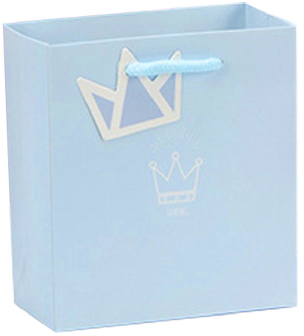 길그리 쥬얼리 답례품 쇼핑백 + 행택 세트, 01 블루, 3세트